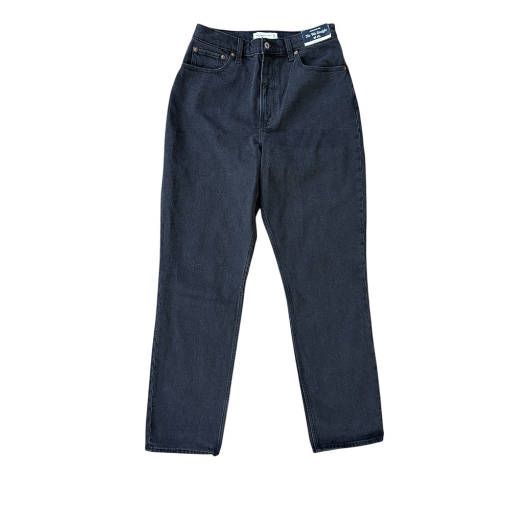 Abercrombie & Fitch Dark Navy Straight Leg Jeans